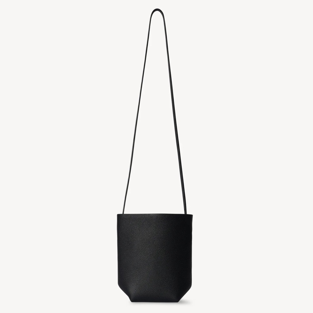 The Row: N/S (North South) Park Crossbody Bag Leather - Black